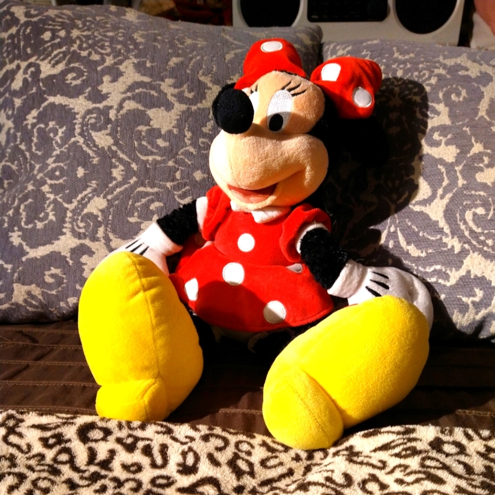 Minnie mouse plush stuffed Walt Disney bear - Picture 4 of 17